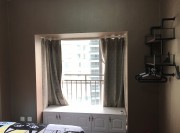 貓咪之家的北歐風(fēng)格小戶(hù)型臥室飄窗裝修效果圖