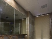 木質(zhì)懷舊簡約風(fēng)格80平米二居室衛(wèi)生間浴室柜裝修效果圖